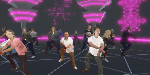 IFTF Future 50 Hologram Dance Hall 3D scanned dancer