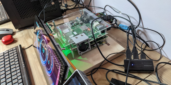Prototype build running on experimental automotive display hardware