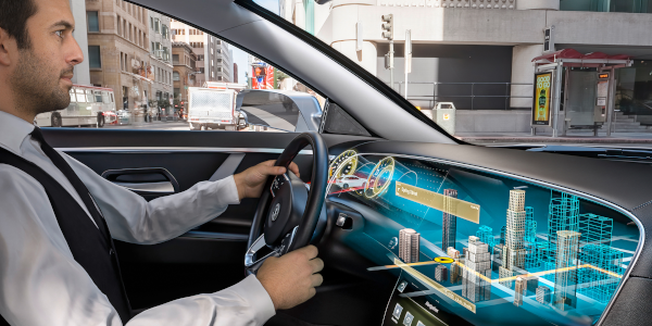 Leia display prototype built for an automotive industry partner